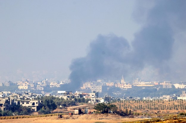 Izraelski ostrzał Strefy Gazy /NEIL HALL /PAP/EPA