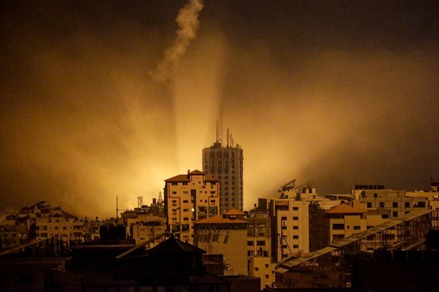 Izraelski ostrzał Strefy Gazy /MOHAMMED SABER  /PAP/EPA