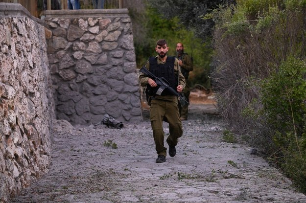 Izraelski patrol na granicy z Libanem /AYAL MARGOLIN /PAP/EPA