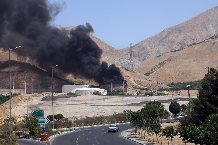 Izraelskie ataki na Iran /EPA/ABEDIN TAHERKENAREH /PAP/EPA