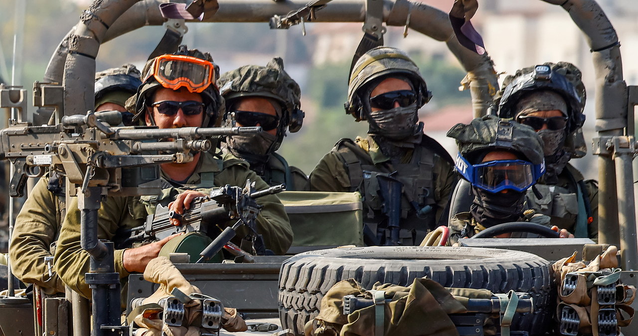 Izraelskie wojsko podczas działań przeciw Hamasowi