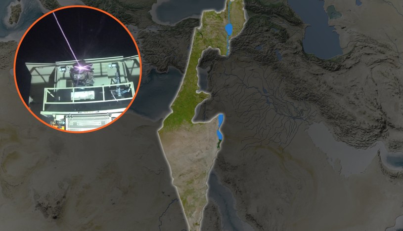 Izraelskie wojsko wytacza przeciwko Hamasowi innowacyjne laserowe systemy obrony /X (dawniej Twitter): ISRAEL MOSSAD /123RF/PICSEL