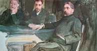 J. E. Blanche,  Stéphane Mallarmé (z prawej), 1889 /Encyklopedia Internautica