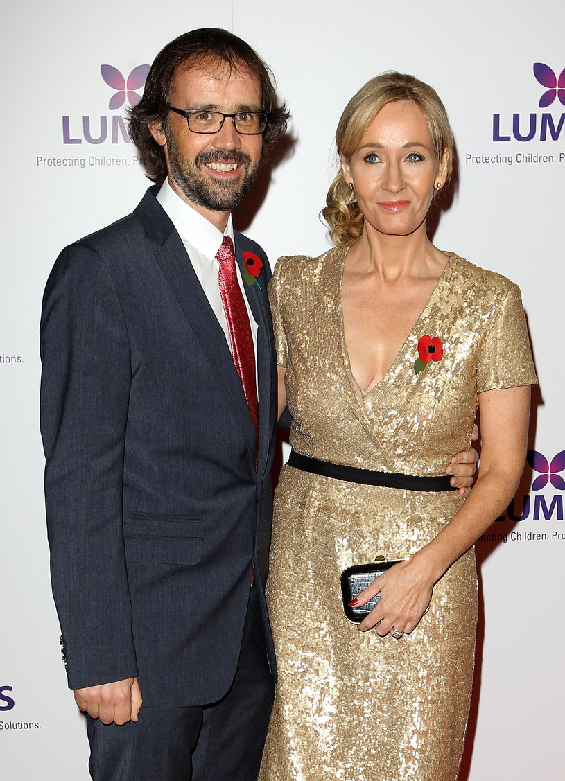 J.K. Rowling z mężem /Dany E. Martindale /Getty Images