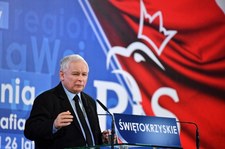 J. Kaczyński w Kielcach: Musimy przemalować województwo z zielonego na niebieskie 