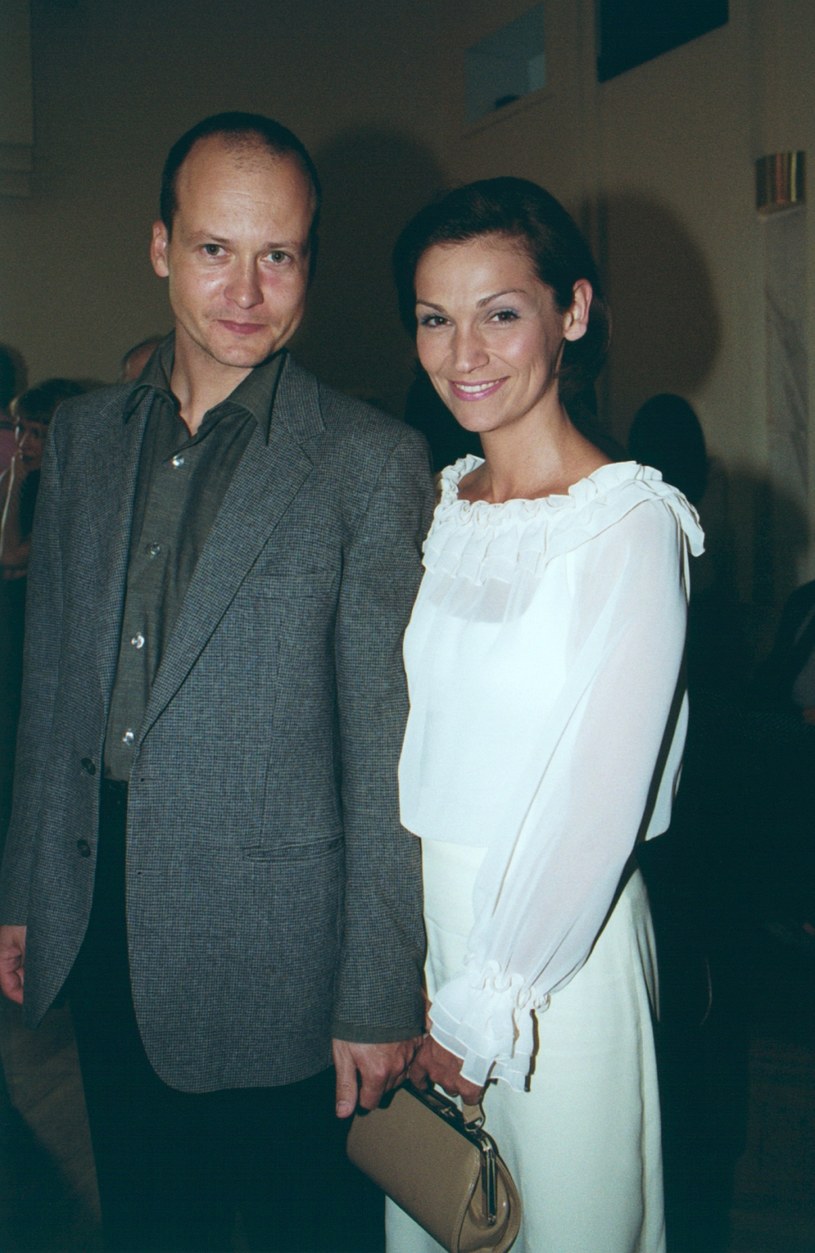 Jacek Bończyk z byłą żoną Olgą /AKPA