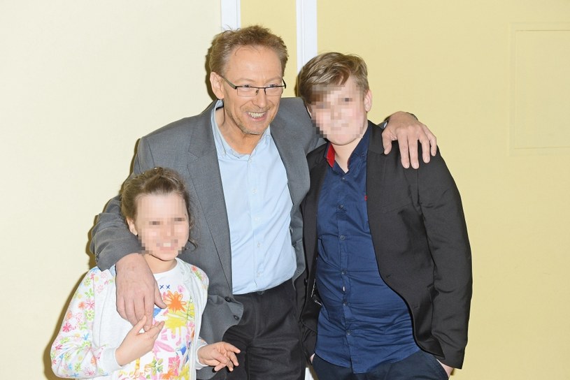 Jacek Borkowski z córką i synem kilka lat temu /Jarosław Antoniak /MWMedia