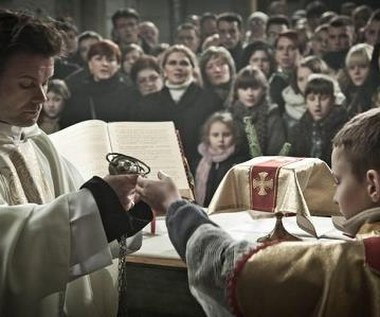 Jacek Braciak w scenie z filmu "Pod Mocnym Aniołem"