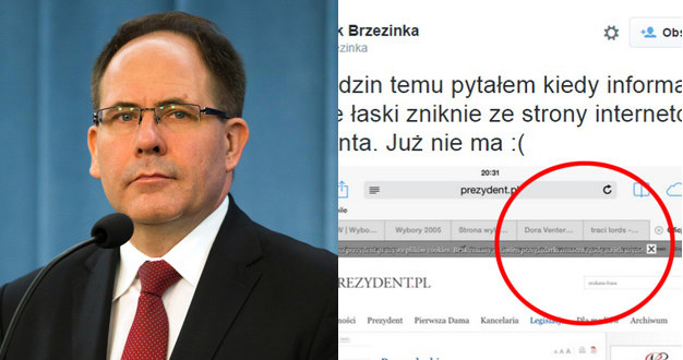 Jacek Brzezinka zaliczył wpadkę na Twitterze /Grażyna Myślińska, Twitter /Agencja FORUM