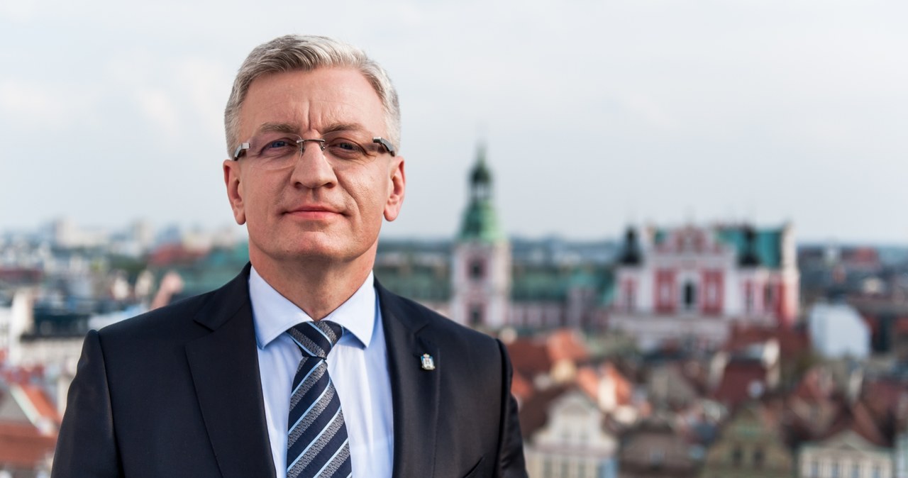 Jacek Jaśkowiak, prezydent Poznania /