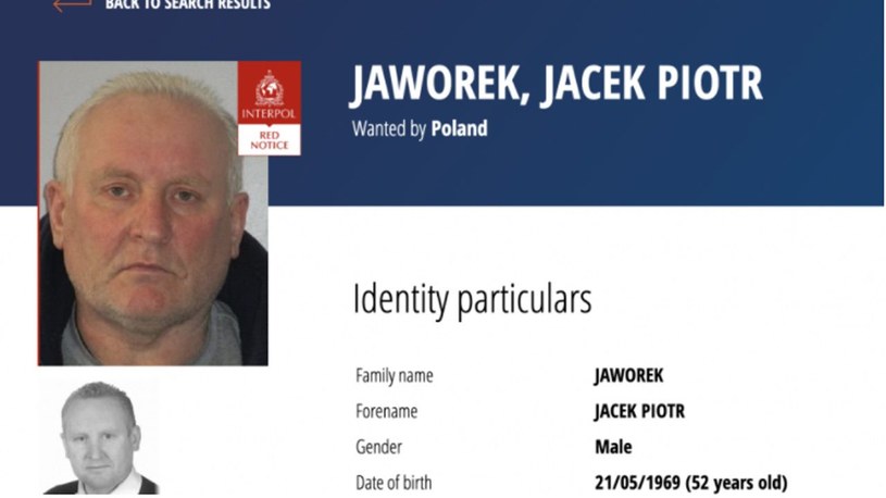 Jacek Jaworek jest podejrzany o potrójne morderstwo /Interpol /