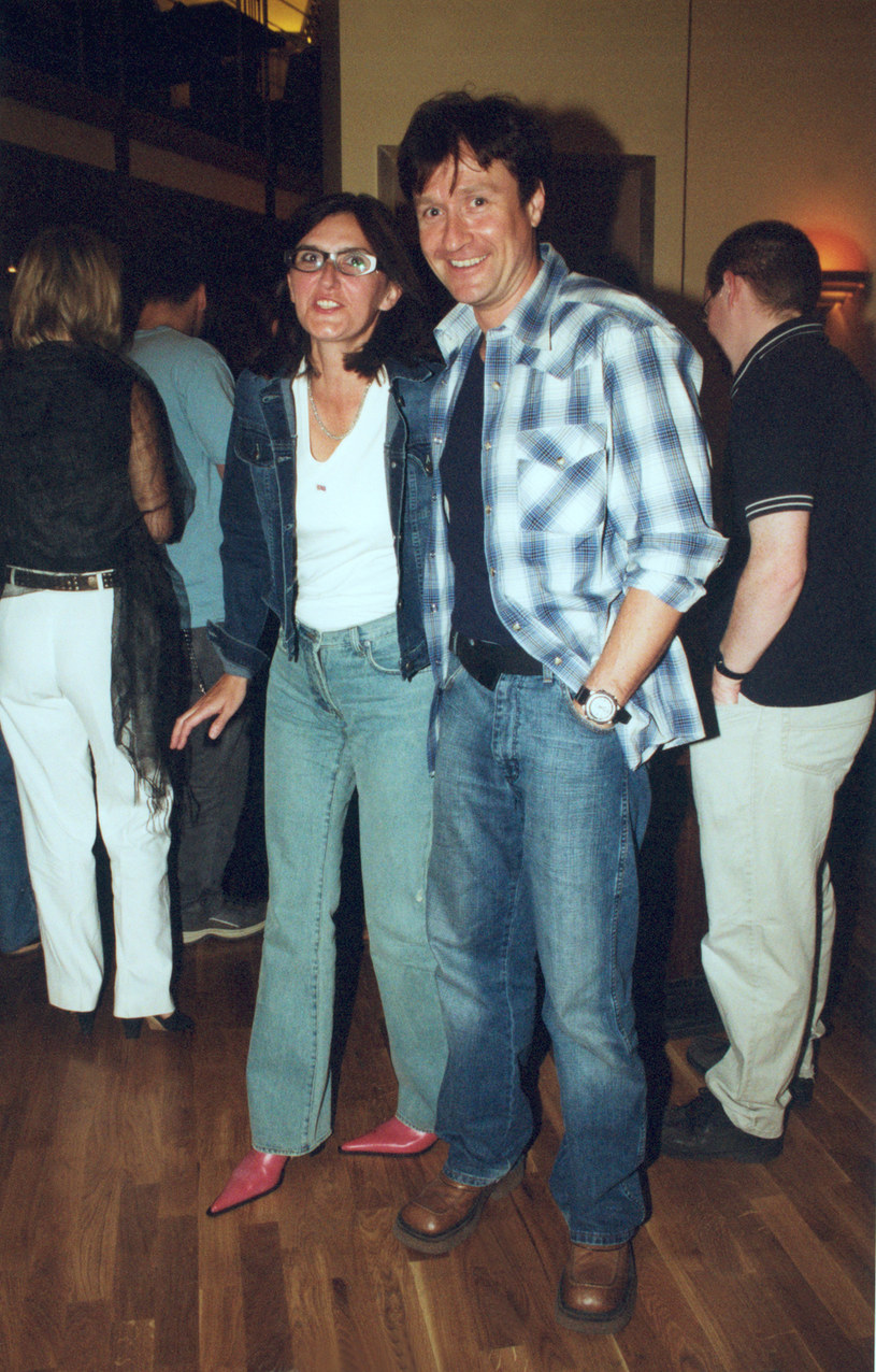 Jacek Kawalec z żoną, 2002 rok /Niemiec /AKPA