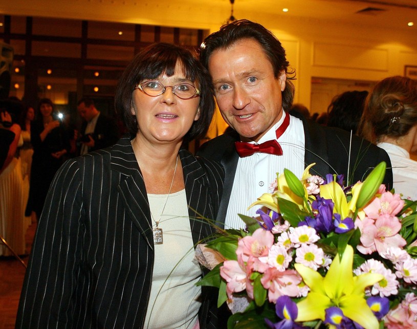 Jacek Kawalec z żoną Joanną, 2007 r. /Piotr Fotek /Reporter