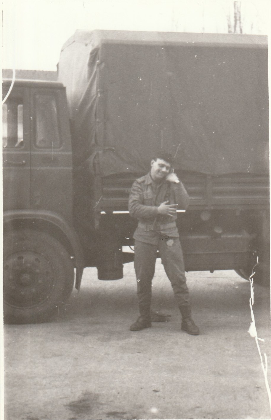 Jacek Kuliński podczas służby wojskowej /