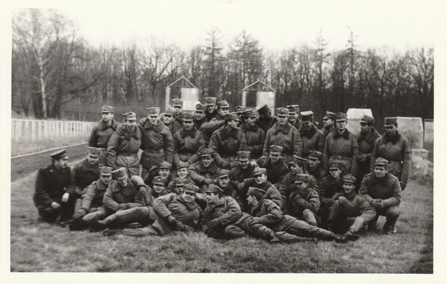 Jacek Kuliński podczas służby wojskowej /