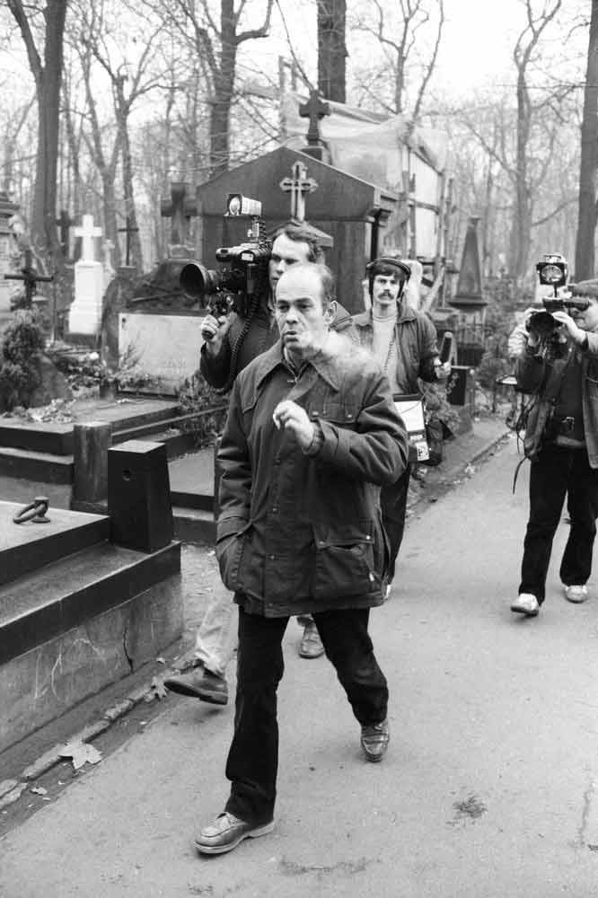 Jacek Kuroń na pogrzebie żony 26.11.1982 r._fot. Wojciech Laski /East News