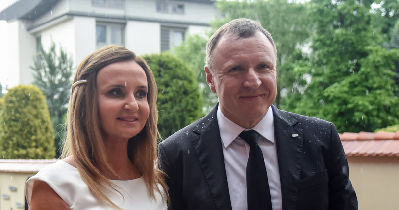 Jacek Kurski i Joanna Kurska. Małżonka prezesa kieruje już porannym pasmem w TVP