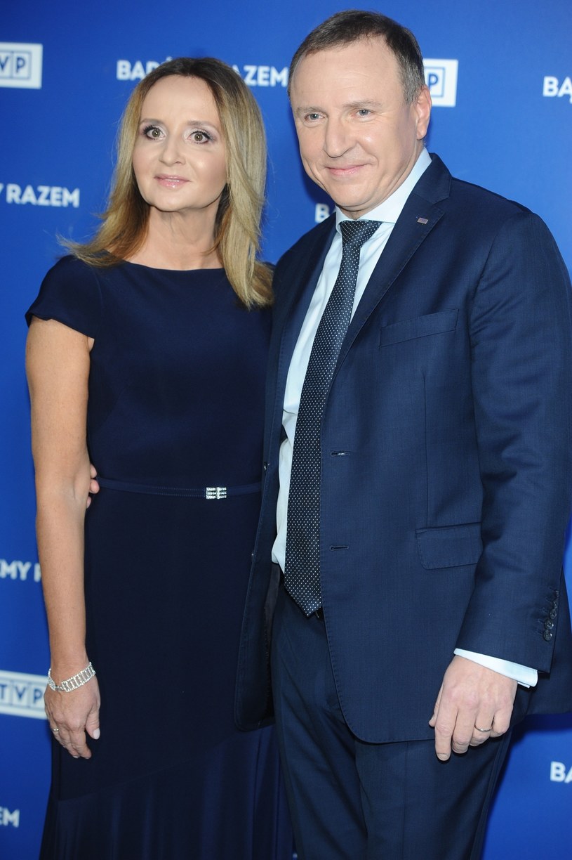 Jacek Kurski razem z żoną na zimowej ramówce TVP /Piotr Andrzejczak /MWMedia