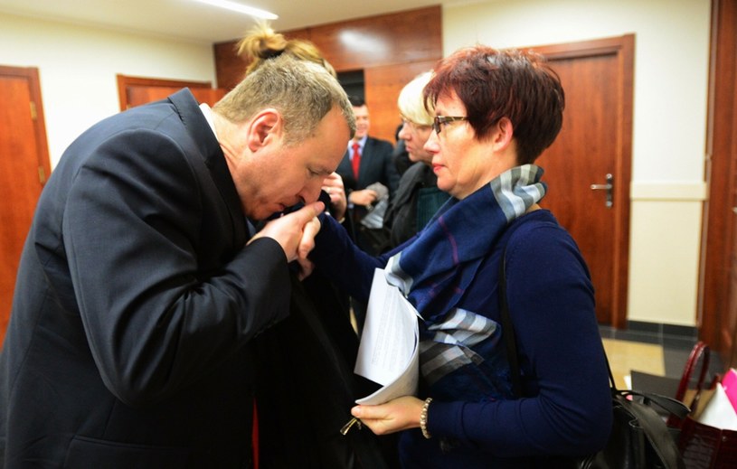 Jacek Kurski z pierwszą żoną Moniką w 2014 roku /PHOTO PAWEL SKRABA / SE /East News