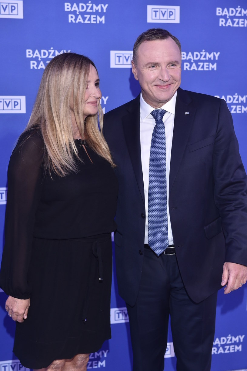 Jacek Kurski z żoną /Piętka Mieszko /AKPA