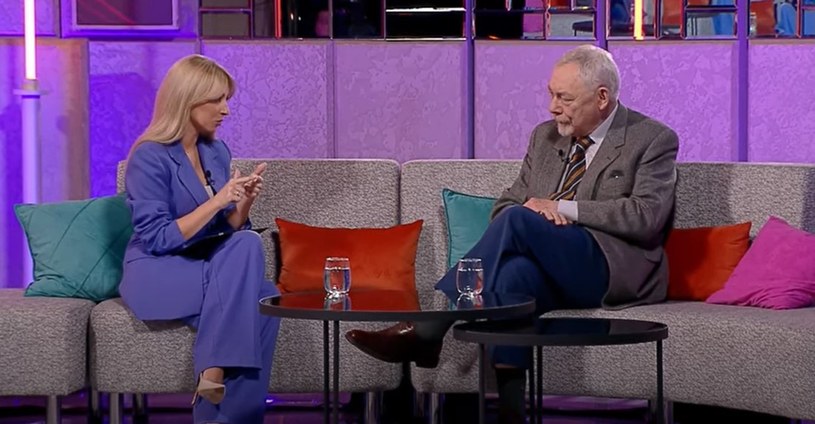 Jacek Majchrowski gości w studiu drugiej urzędowej TV /screen /INTERIA.PL