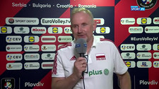 Jacek Nawrocki podsumował mecz z Ukrainą w 1/8 finału ME (POLSAT SPORT) Wideo
