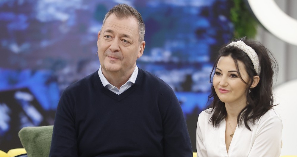 Jacek Rozenek z żoną Marią Rozenek /Paweł Wrzecion /AKPA