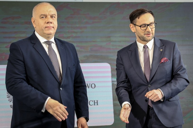 Jacek Sasin i Daniel Obajtek /Jacek Dominski/REPORTER /East News