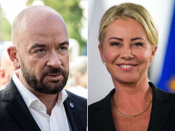 Jacek Sutryk i Izabela Bodnar, fot. Aleksander Koźmiński, Marcin Obara /PAP