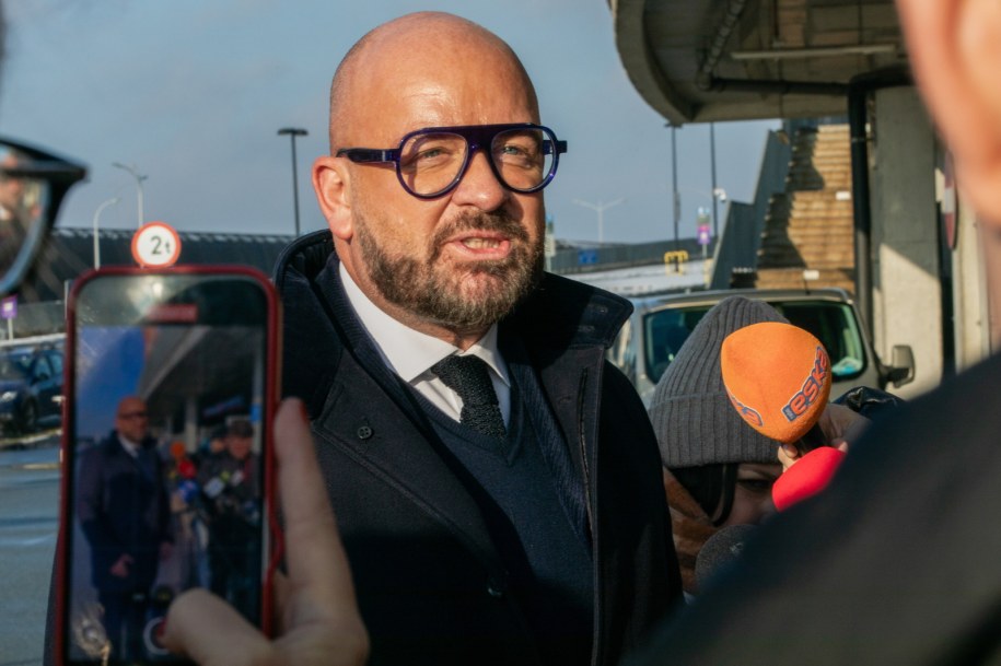 Jacek Sutryk na spotkaniu z dziennikarzami /Krzysztof Ćwik /PAP