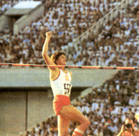 Jacek Wszoła podczas olimpiady w Moskwie, 1980 /Encyklopedia Internautica