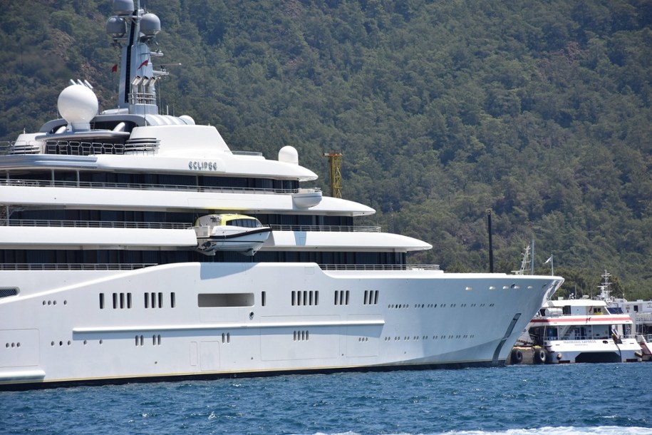 Jacht Eclipse na wodach Turcji /	AA/ABACA /PAP/Abaca