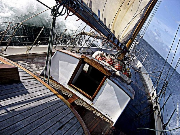 Jacht „Śmiały” na Morzu Bałtyckim, 2007 r. /materiały prasowe /