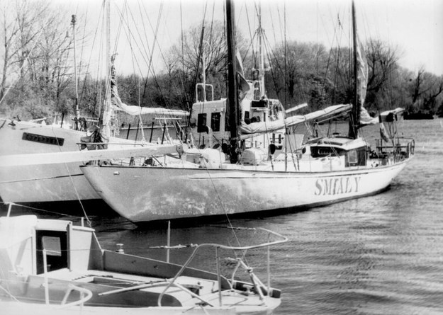 Jacht „Śmiały” w 1980 r. /Fot. Jarek Czyszek /