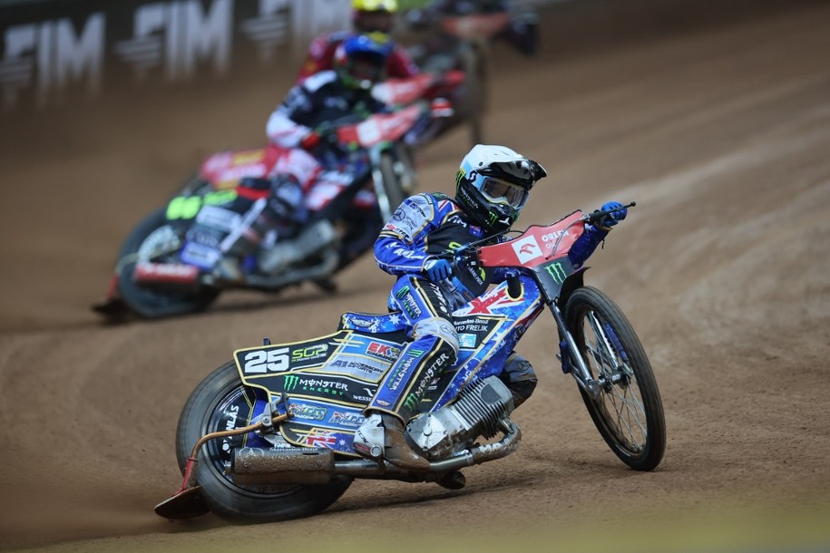 Jack Holder podczas żużlowego Grand Prix Polski w Warszawie /	Leszek Szymański   /PAP