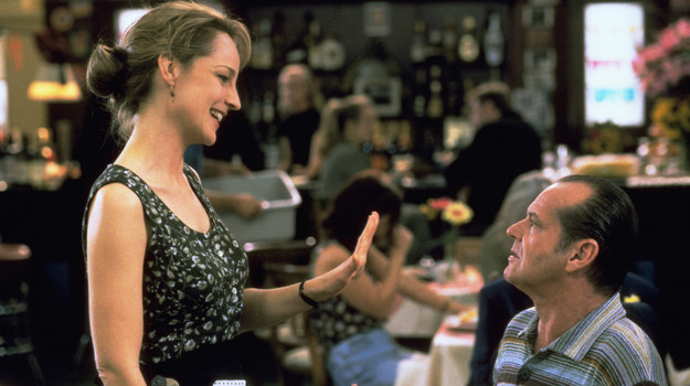 Zmiany na lepsze Jack Nicholson i Helen Hunt w produkcji "Lepiej być nie może" /fot /Polsat