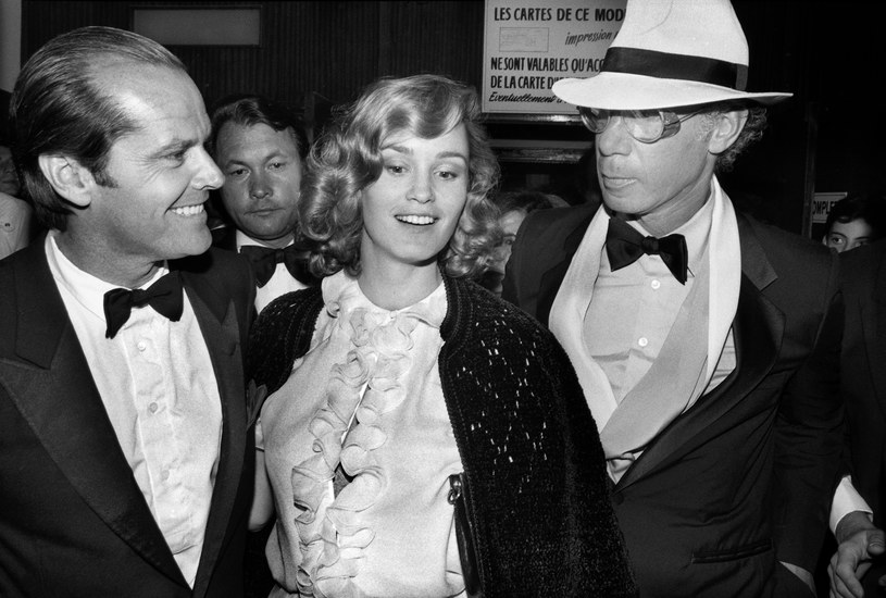 Jack Nicholson, Jessica Lange i Bob Rafelson na premierze filmu "Listonowa zawsze dzwoni dwa razy" w Cannes (1981) / fot. Jean-Marc ZAORSKI /PAT/Gamma-Rapho /Getty Images