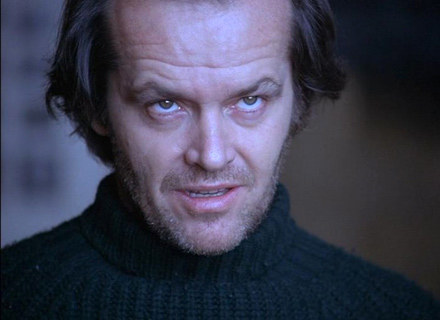 Jack Nicholson w filmie Stanley'a Kubricka "Lśnienie" /