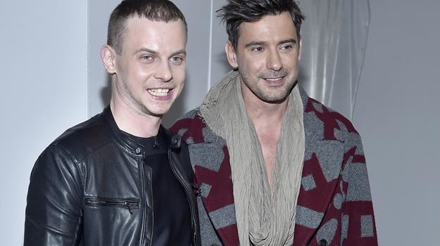 Jacob Bartnik i Marcin Tyszka, który dołączył właśnie do "Project Runway" / fot. Mieszko Piętka /AKPA