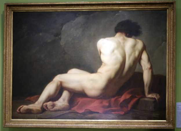 Jacques-Louis David, "Académie d'Homme" /AFP