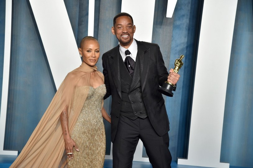 Jada Pinkett Smith i Will Smith na Vanity Fair Oscar Party /Lionel Hahn /Getty Images