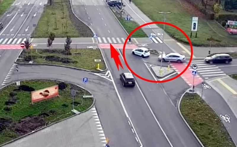 Jadąc lewym pasem trzeba uważać na samochody wyjeżdżające z prawej /Policja