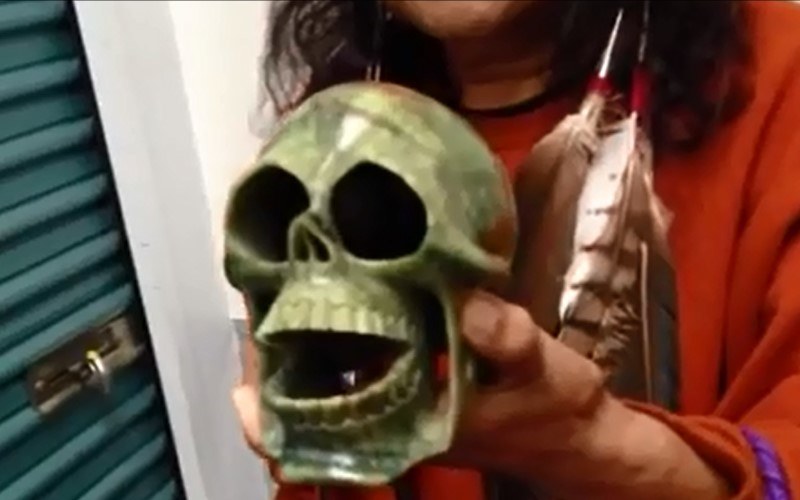 Jadeitowe czaszki wykonana przez Azteków nie tylko wyglądają, ale i brzmią przerażająco... /YouTube