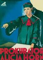 Jadwiga Smosarska na plakacie filmowym "Prokurator Alicja Horn /Encyklopedia Internautica