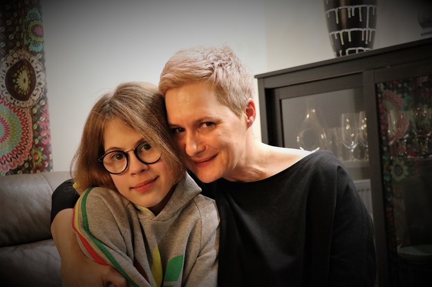 Jagoda Litner i jej mama Katarzyna Kapusta /Jacek Skóra, RMF FM