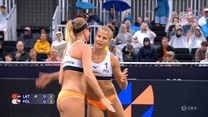 Jagoda Śliwka/ Aleksandra Wachowicz - Tina Graudina/ Anastasija Samoiłowa. Skrót meczu. WIDEO