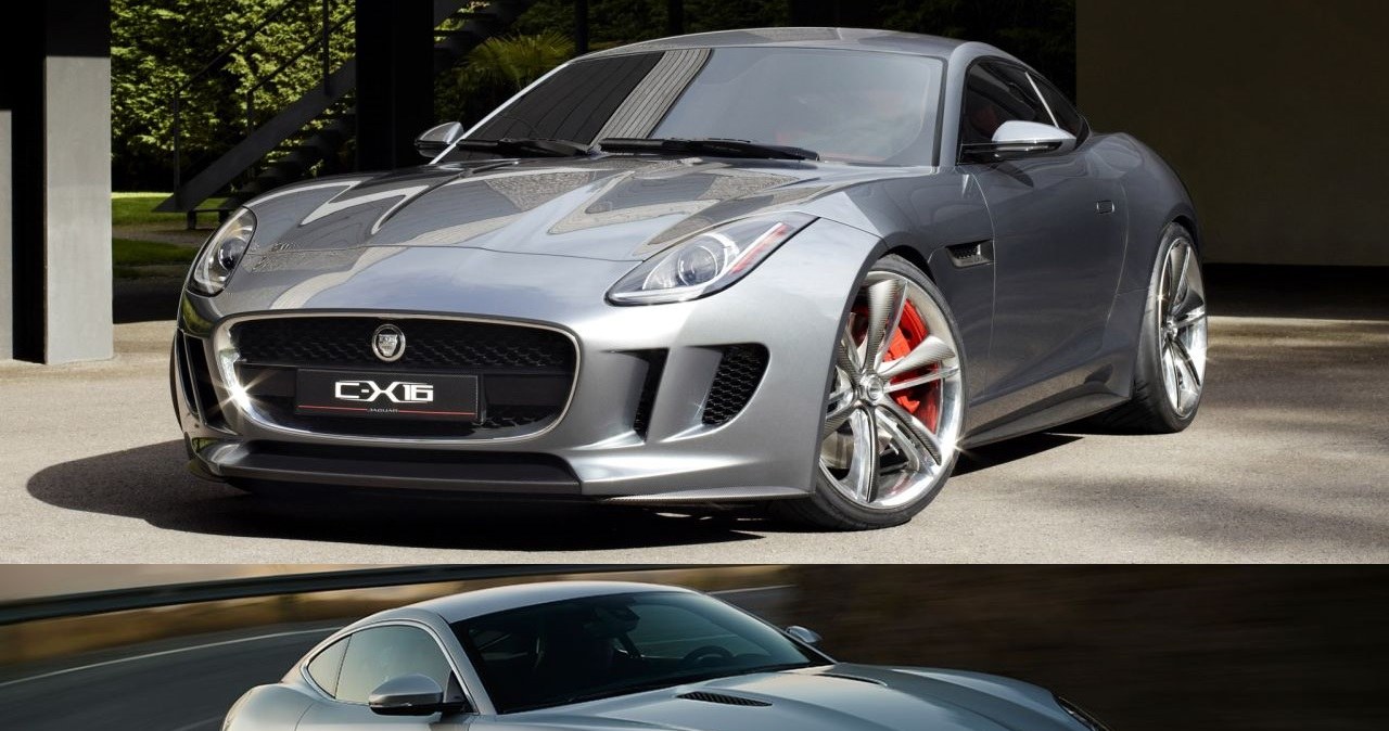 Jaguar F-Type w wersji prototypowej i seryjnej /Informacja prasowa