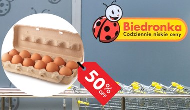 Jaja przecenione o 50%. Wiemy, do kiedy trwa promocja
