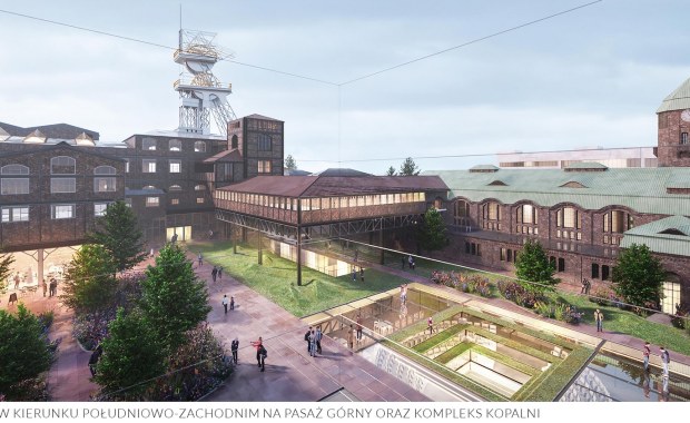 Jak będzie wyglądać teren kopalni Wieczorek? Jest projekt architektoniczny