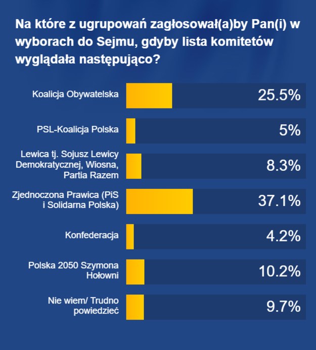 Jak głosowaliby Polacy? /RMF FM